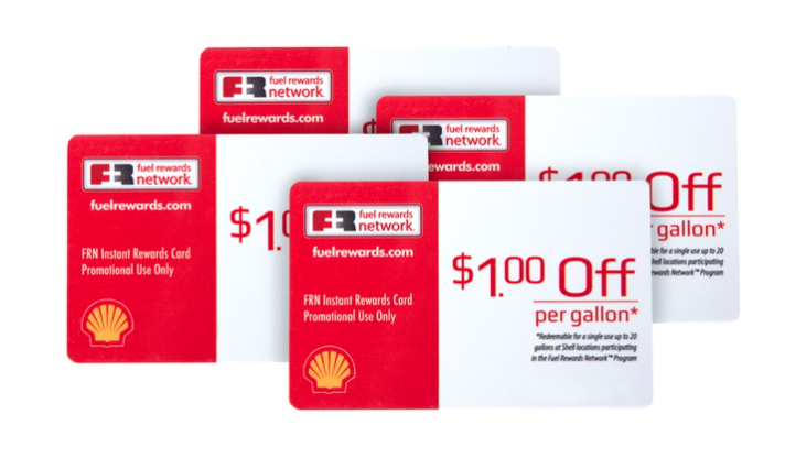 Groupon 4 Pack Shell Fuel Rewards Cards Deal