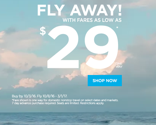 Deal Alert Fares From $29 Book By Today!
