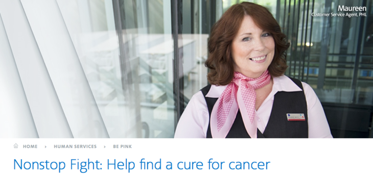 20 AAdvantage Miles/ $1 Donate To Fight Breast Cancer