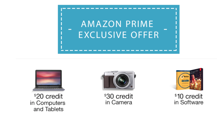 Hot! Amazon $60 Total Credits Towards Tablets Cameras & More Prime Members