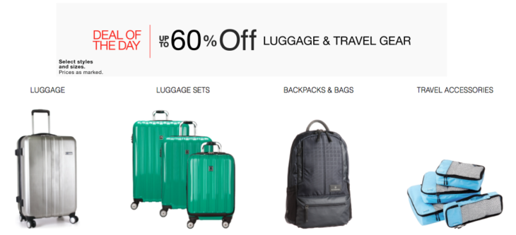 Amazon Up To 60% Off Luggage And Travel Gear Today