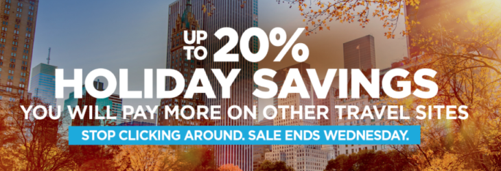 Hilton Save Up To 20% Over The Holidays 
