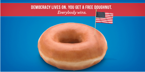 Free Krispy Kreme Today!
