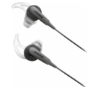 a pair of earbuds with wires