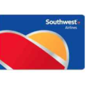 a close-up of a southwest airlines gift card