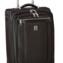 a black suitcase with handle