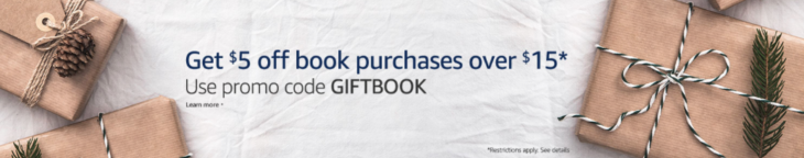 Amazon $5 Off $15 Books Promo