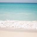 a close-up of a beach