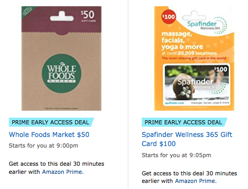 Amazon Discounted Gift Card Deals