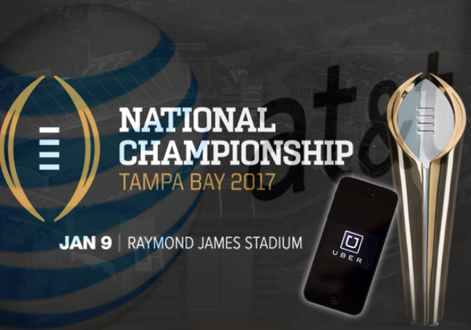 Free Uber For National Championship Weekend!