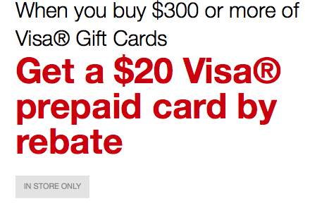 Staples $20 Rebate With $300 Visa Gift Card Offer