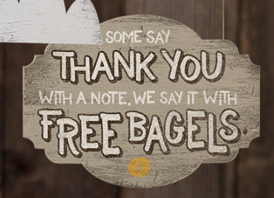 Free Bagel Today!