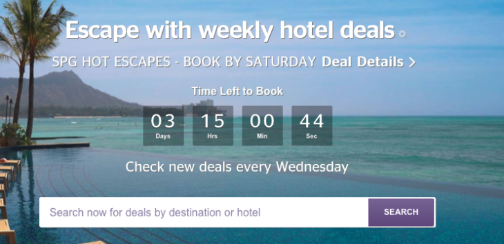 Save Up To 47% SPG Hot Escapes