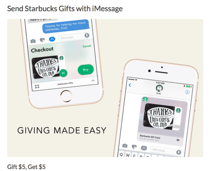 $10 Starbucks Gift Card Only $5! Hurry!
