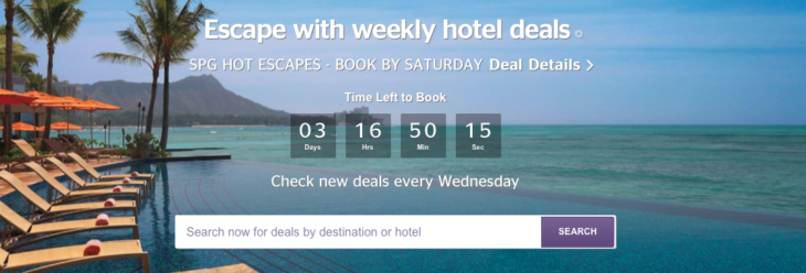 Save Up To 36% SPG Hot Escapes