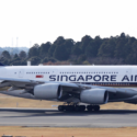 a large airplane on a runway