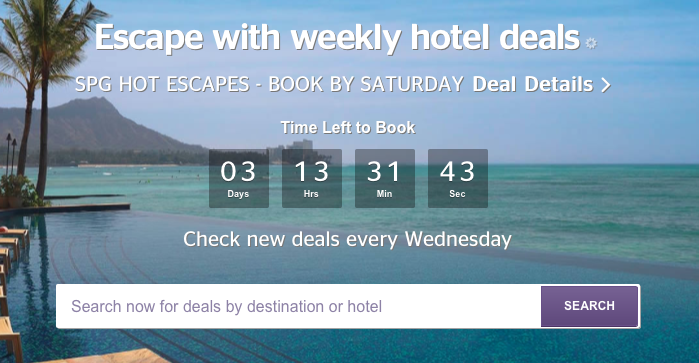 Starwood Hotels Save Up To 44% 