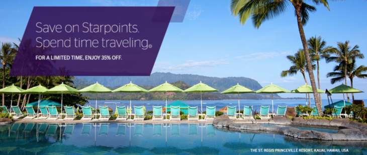 Last Chance To Save 35% On SPG Starpoints