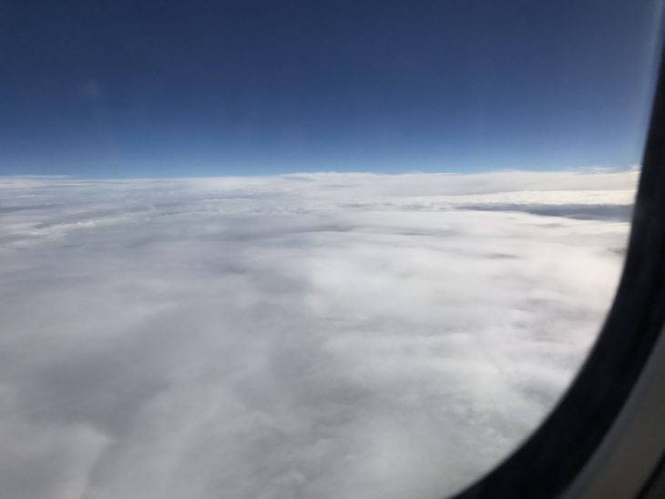 clouds and clouds seen from an airplane