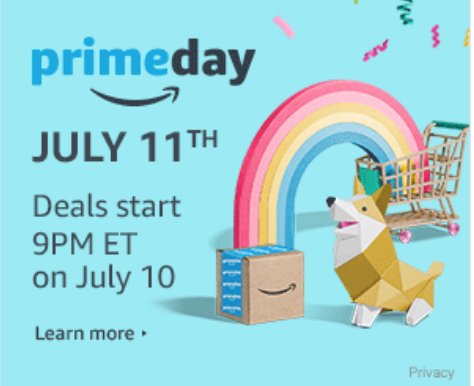 a poster for a amazon prime day event