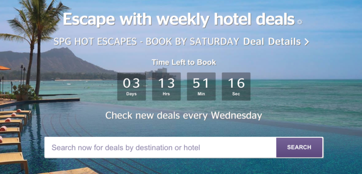 Starwood Hot Escapes Up To 54% Off!