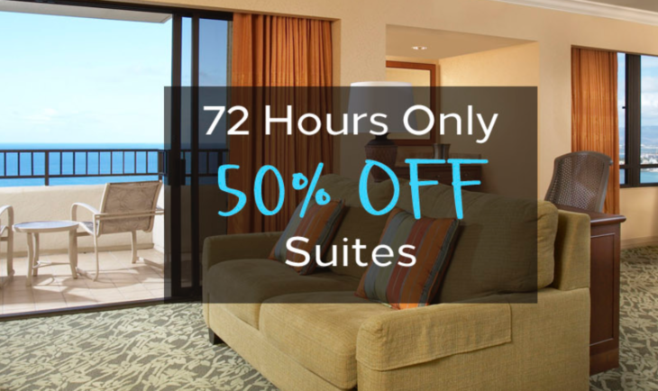 50% Off Suites In Hawaii!