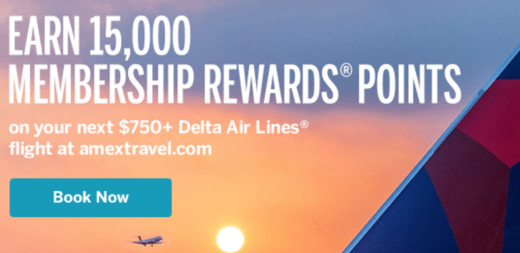 15,000 Membership Rewards Points With Delta Flight (Targeted) - Points ...