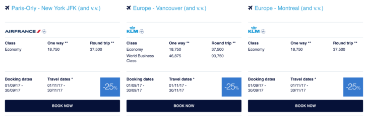 25% Off Business & Coach Seats To Europe