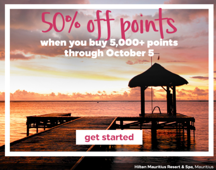 Get 50% Off These Hotel Points