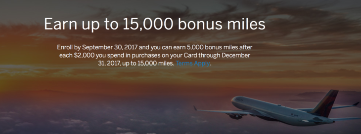 Up To 15,000 Bonus Miles Targeted Spend Offer