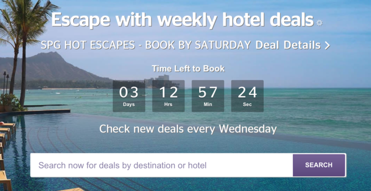 Starwood Save Up To 34% Hotels