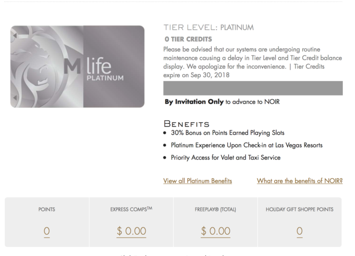 mlife platinum complimentary cruise