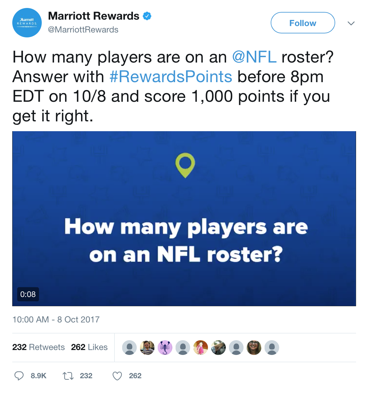 Marriott 1,000 Bonus Points Tonight! Points Miles & Martinis