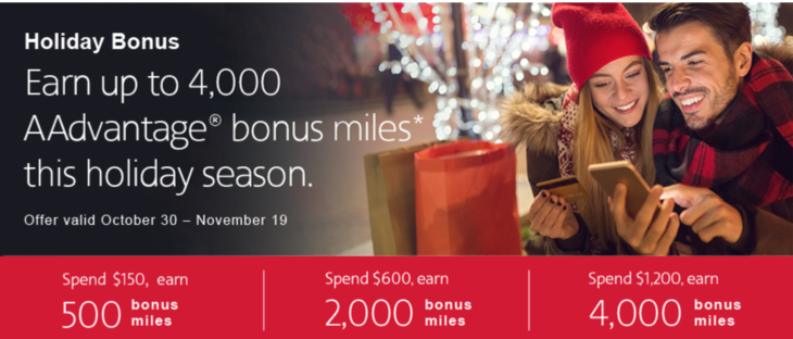 Up To 4,000 AAdvantage Bonus Miles