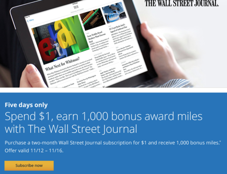 1,000 United Miles Bonus With $1 Spend