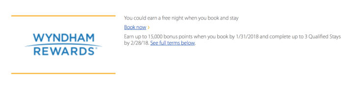 Visa Checkout Free Night Promotion 