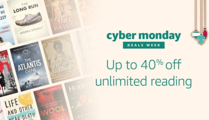 Amazon Up To 40% Off Kindle Unlimited