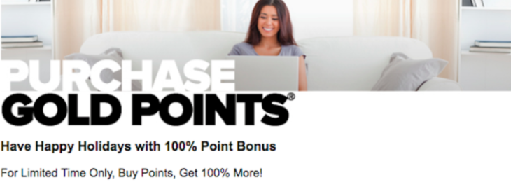 Club Carlson Points 100% Bonus