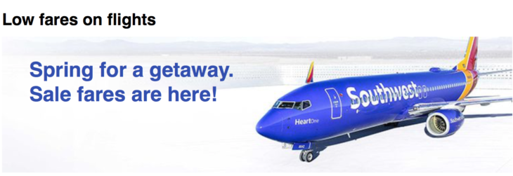 Deal Fares From $49!