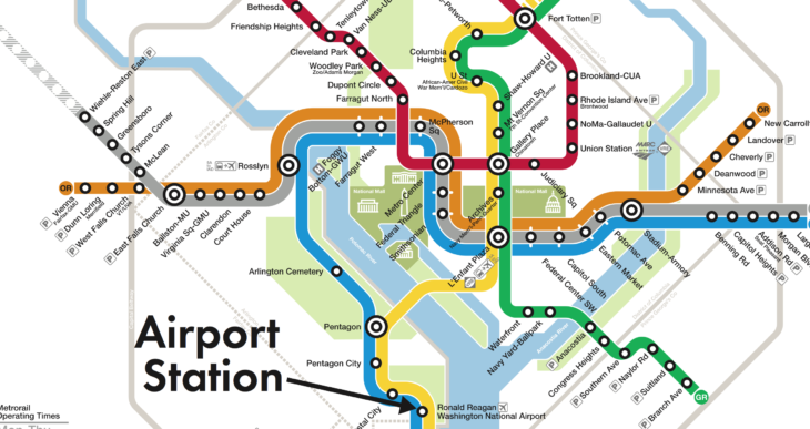 a map of a subway system