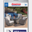 a cell phone with a screen showing a patio furniture