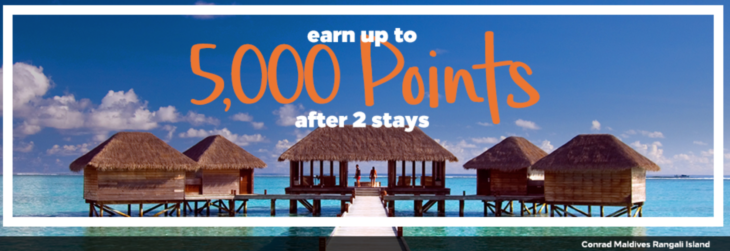 New 5,000 Bonus Hilton Points Promo