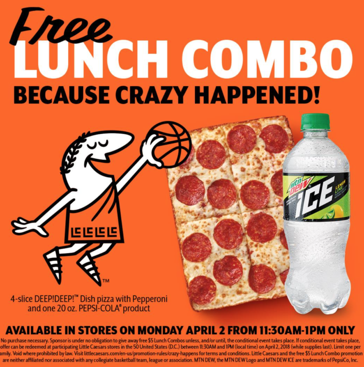 Free Pizza Today!
