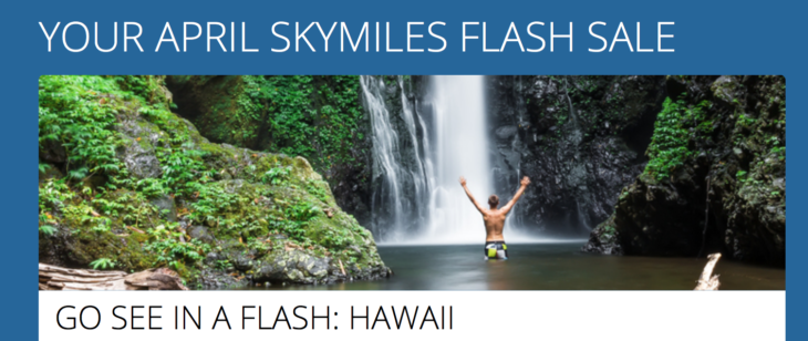 Flash Sale! Delta Award Tickets To Hawaii