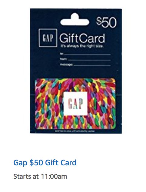 a gift card with a colorful pattern