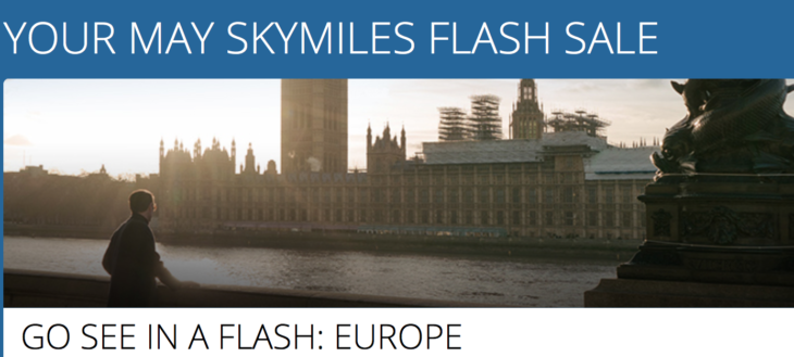 Delta Flash Sale RT To Europe 48K Miles