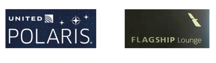 a close-up of logos