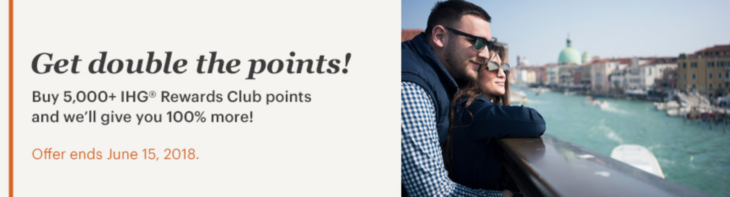 IHG 100% Bonus On Points