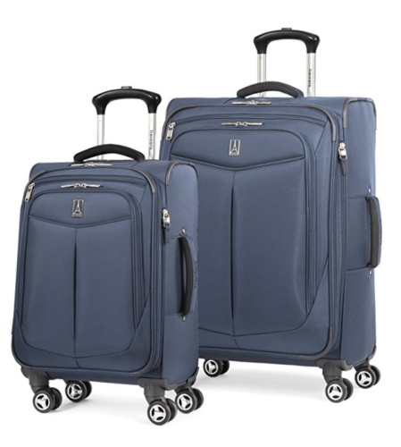 a pair of luggage bags