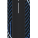 a blue and black speaker